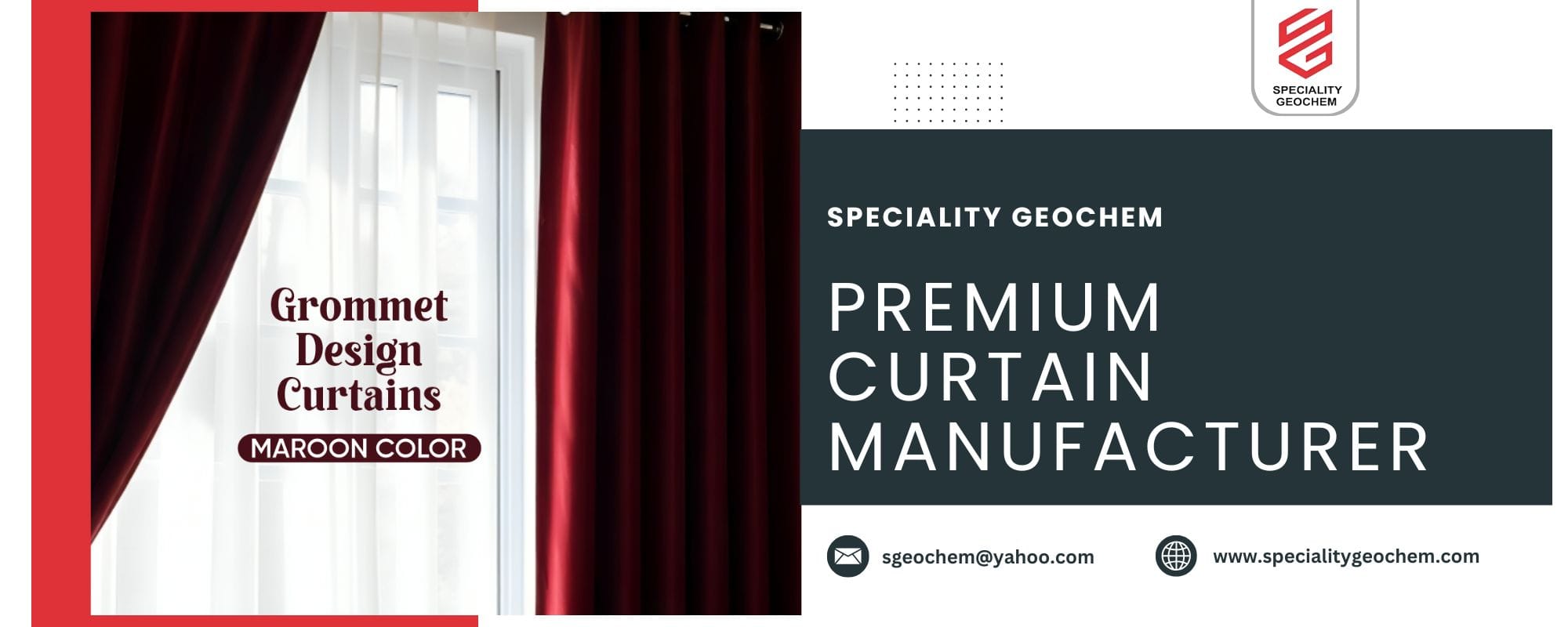 Premium Curtain Manufacturer in India - Speciality Geochem