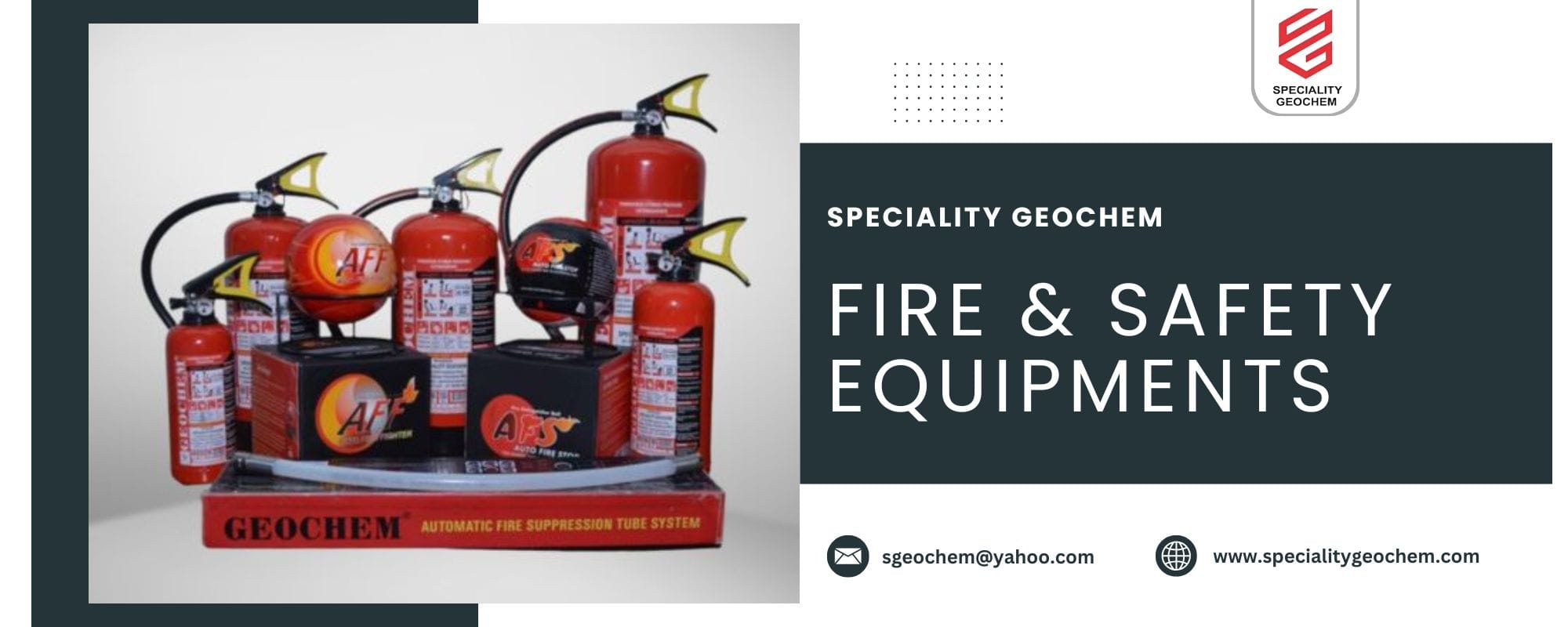 Best Fire Fighting Equipment Manufacturer & Supplier in India - Speciality Geochem