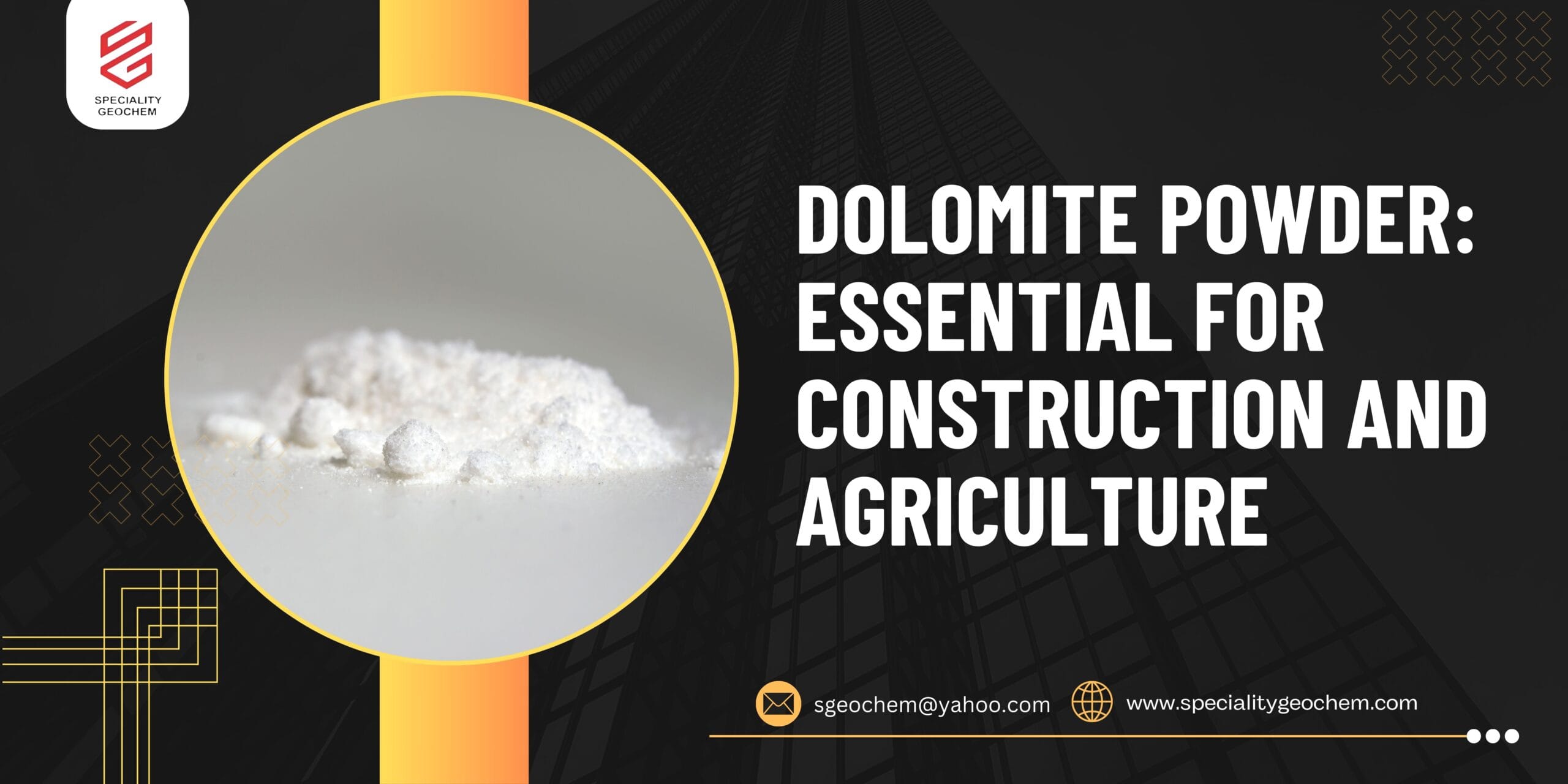 Dolomite Powder: Essential for Construction and Agriculture