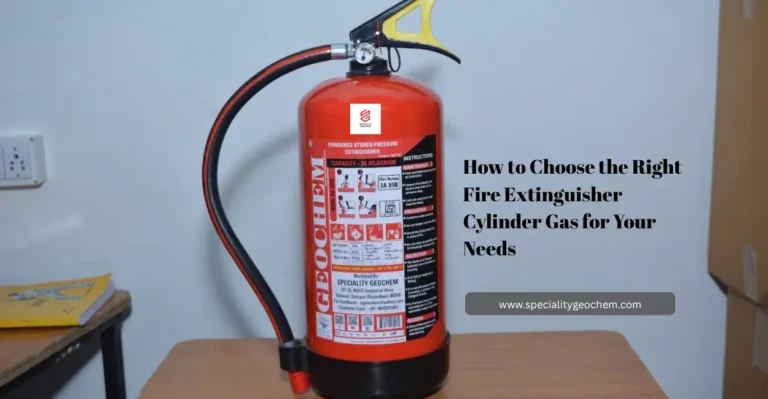 How to Choose the Right Fire Extinguisher Cylinder Gas for Your Needs