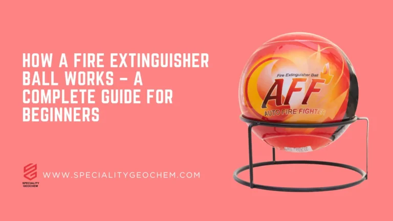 fire extinguisher ball how it works