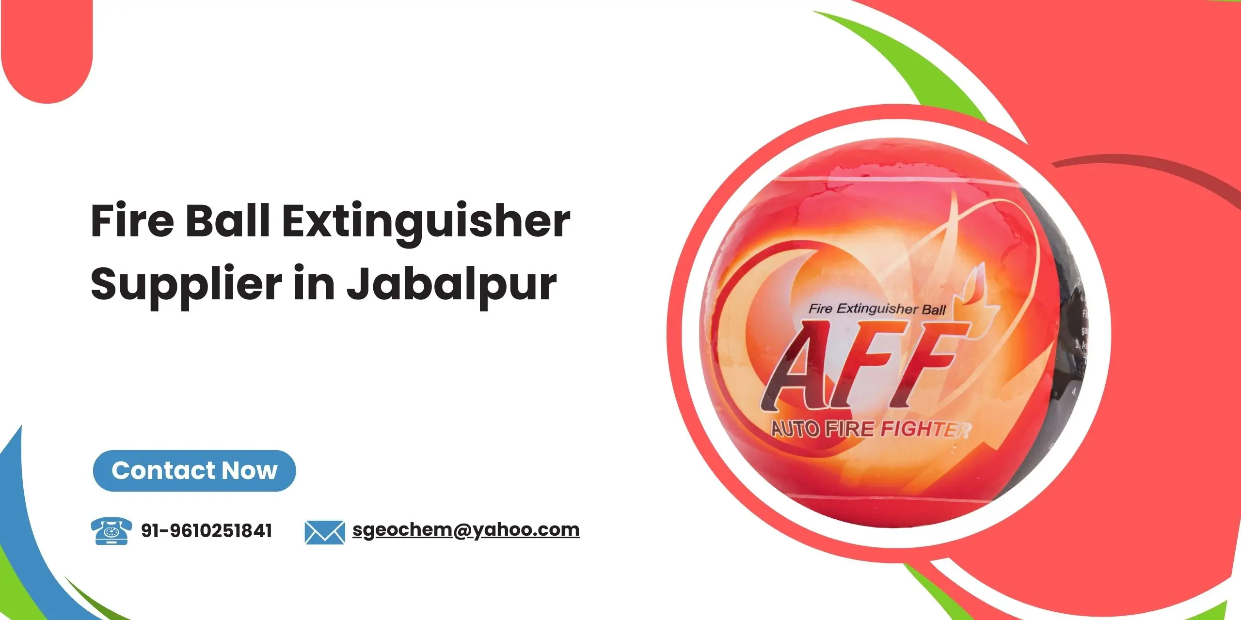 Fire Ball Extinguisher Supplier in Jabalpur