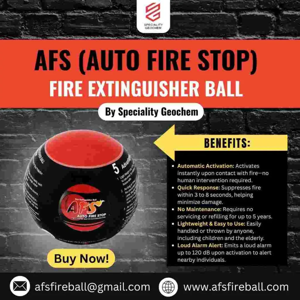 AFS Fire Ball Extinguisher in Canada