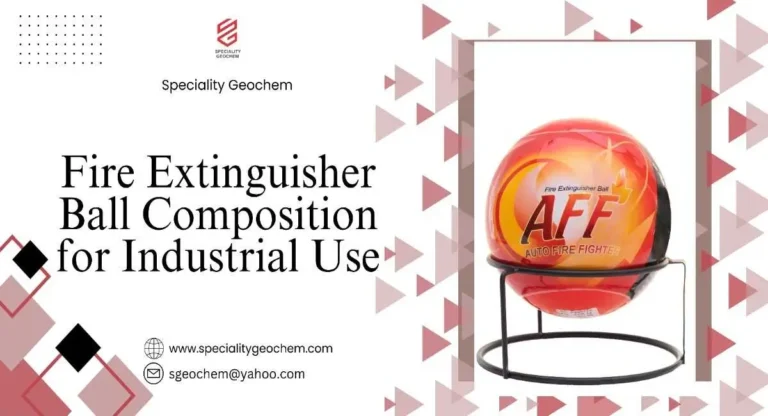 fire extinguisher ball composition
