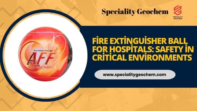 Fire Extinguisher Ball for Hospitals: Critical Fire Safety
