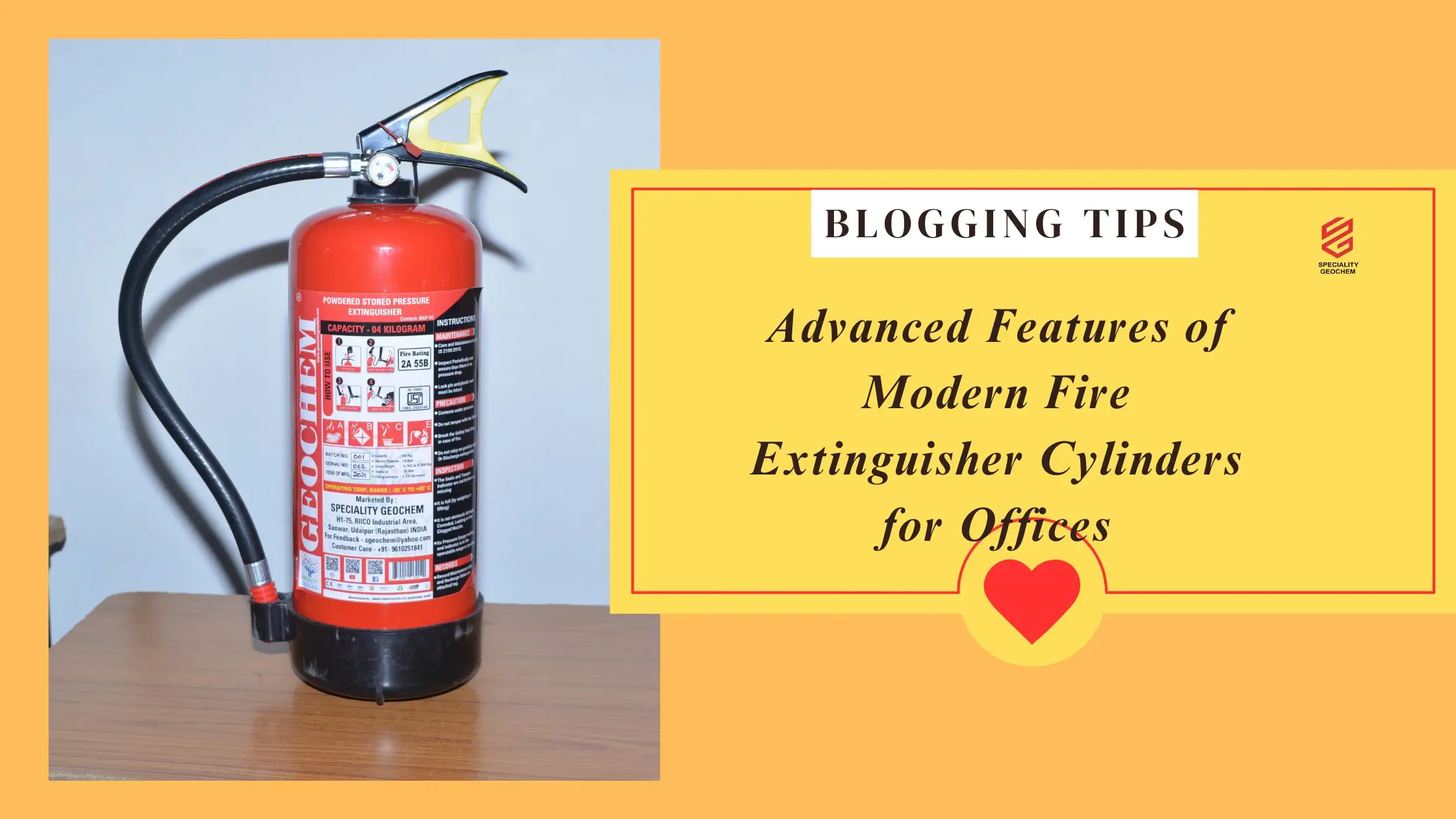Advanced Features of Modern Fire Extinguisher Cylinders in Offices