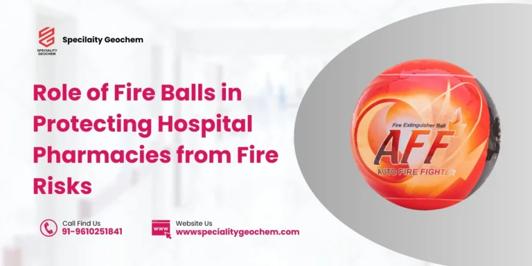 Role of Fire Balls in Protecting Hospital Pharmacies from Fire Risks