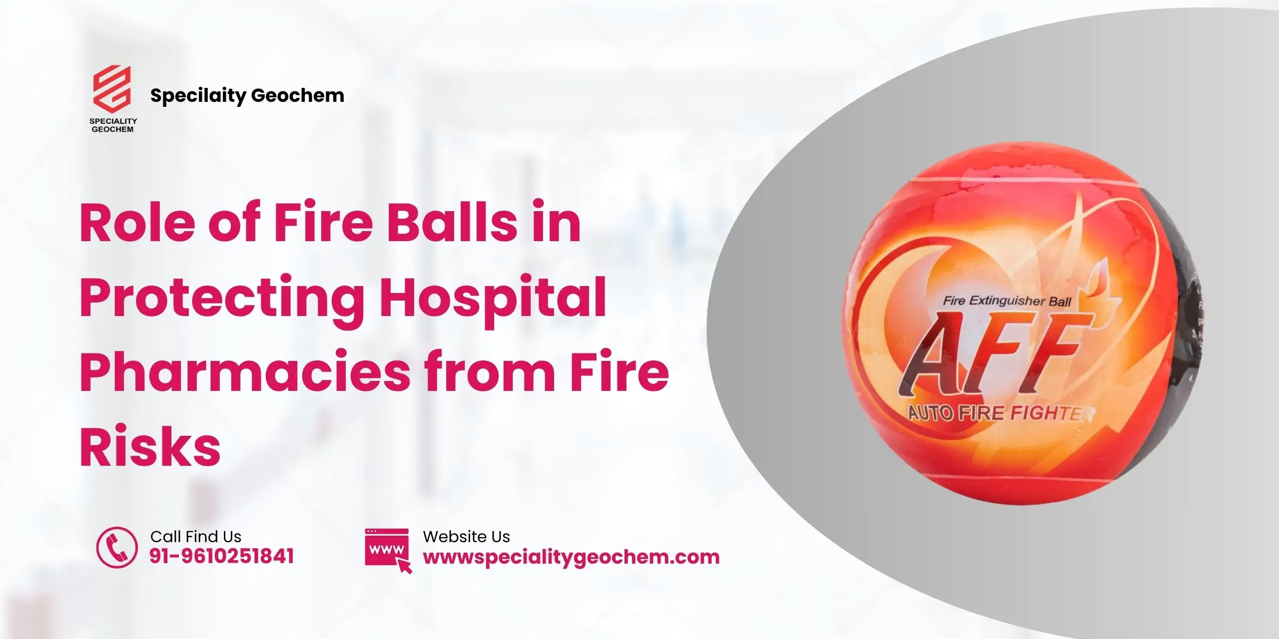 Role of Fire Balls in Protecting Hospital Pharmacies from Fire Risks
