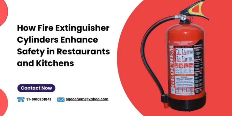 How Fire Extinguisher Cylinders Enhance Safety in Restaurants and Kitchens