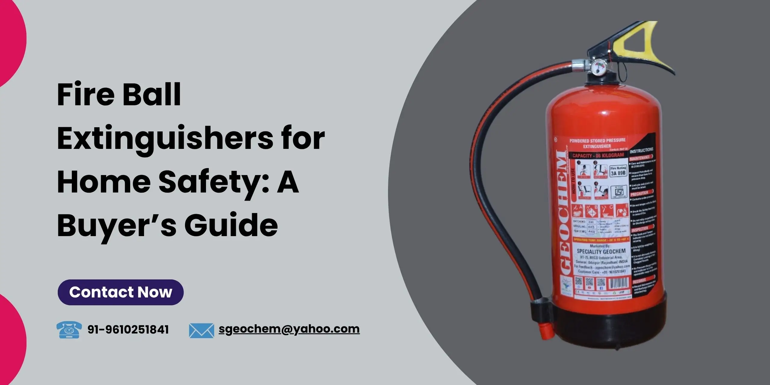 Fire Extinguisher Cylinders for Home Fire Safety — Is It Necessary?