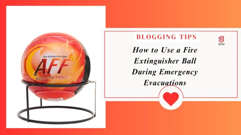 How to Use a Fire Extinguisher Ball During Emergency Evacuations