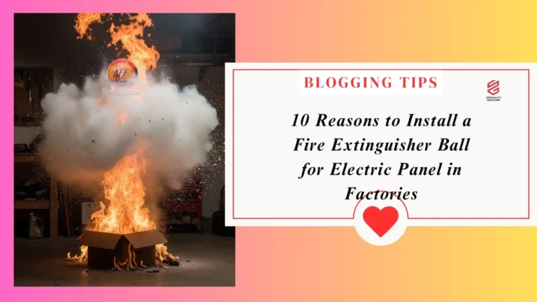 10 Reasons to Install a Fire Extinguisher Ball for Electric Panel in Factories