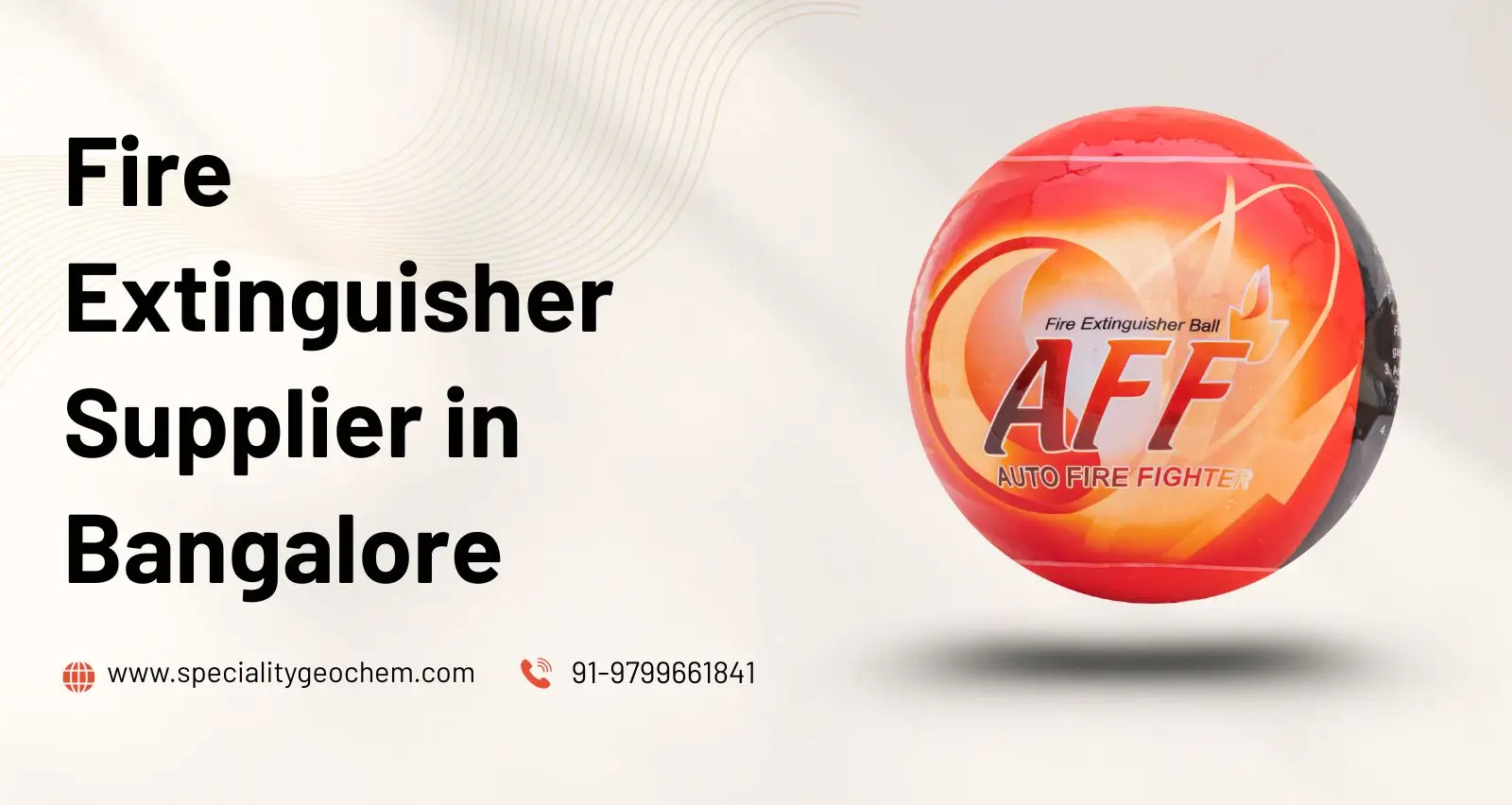 fire extinguisher supplier in Bangalore