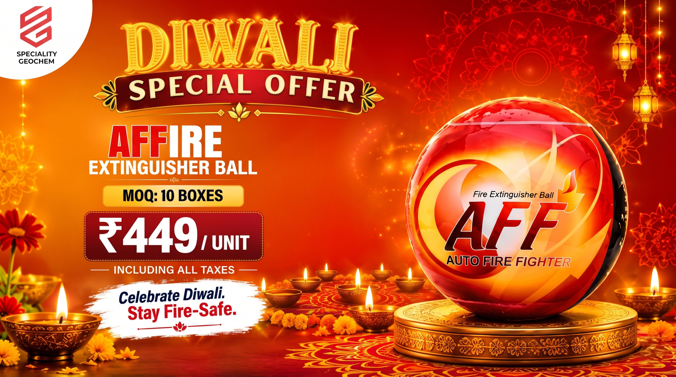 Special Diwali festive offer on AFF Fire Extinguisher Balls