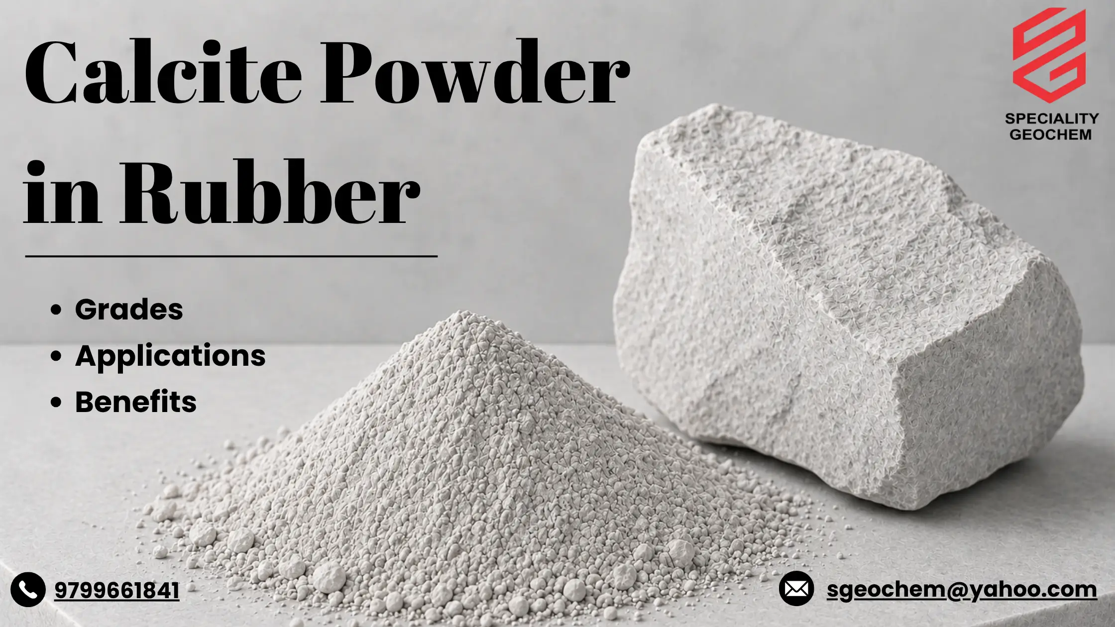 Calcite Powder in Rubber: Grades, Applications and Benefits