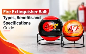 Automatic fire extinguisher ball with ABC dry powder for home and industrial fire safety