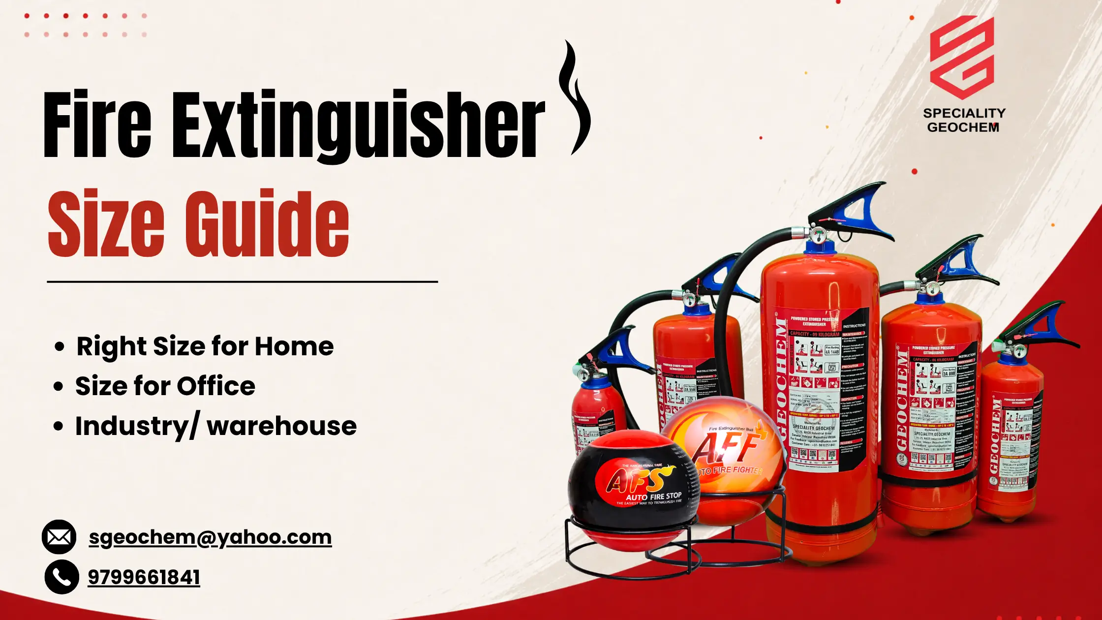 Fire Extinguisher Size Guide for Indian Homes & Offices
