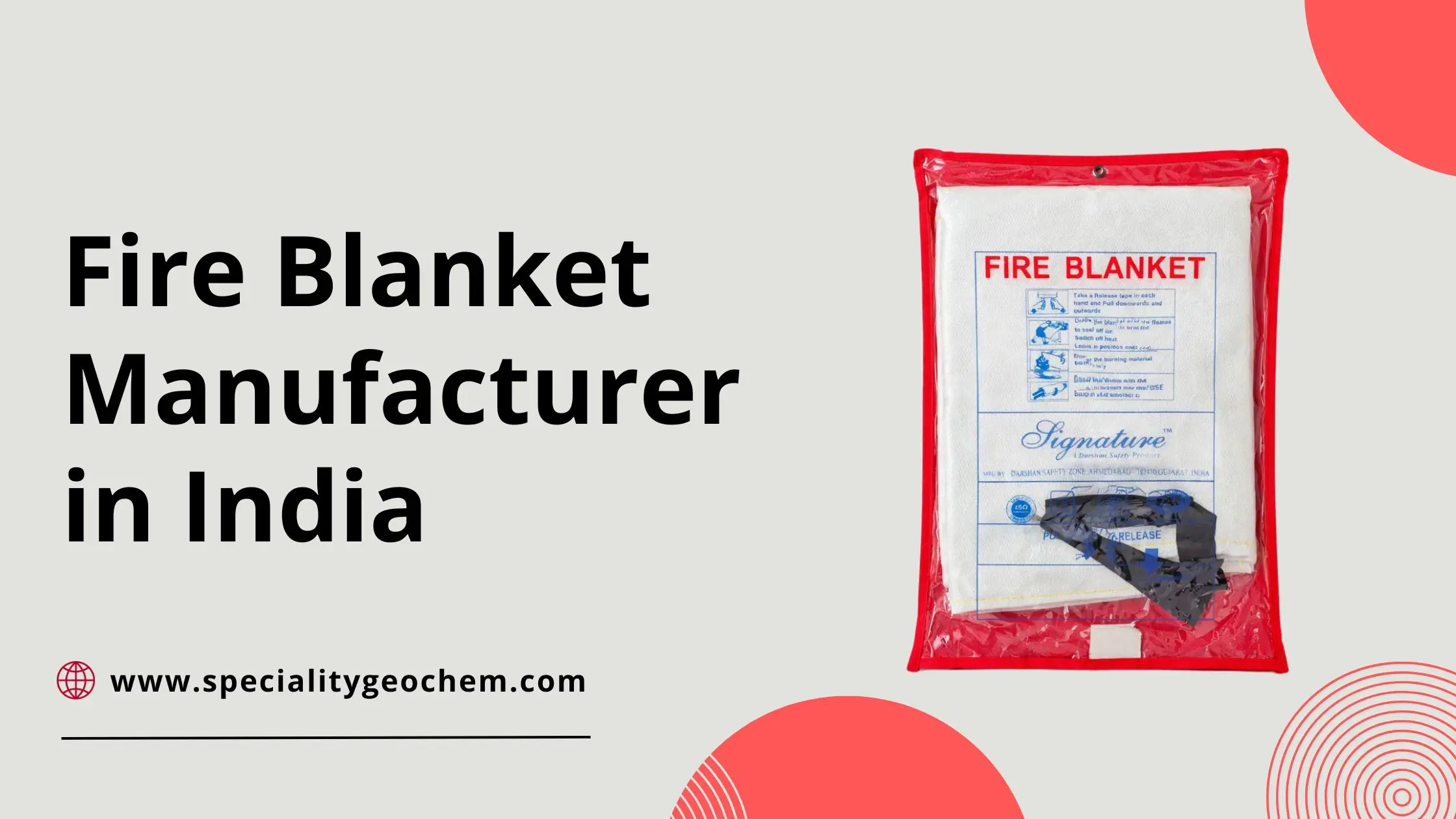 Fire Blanket Manufacturer in India – Speciality Geochem
