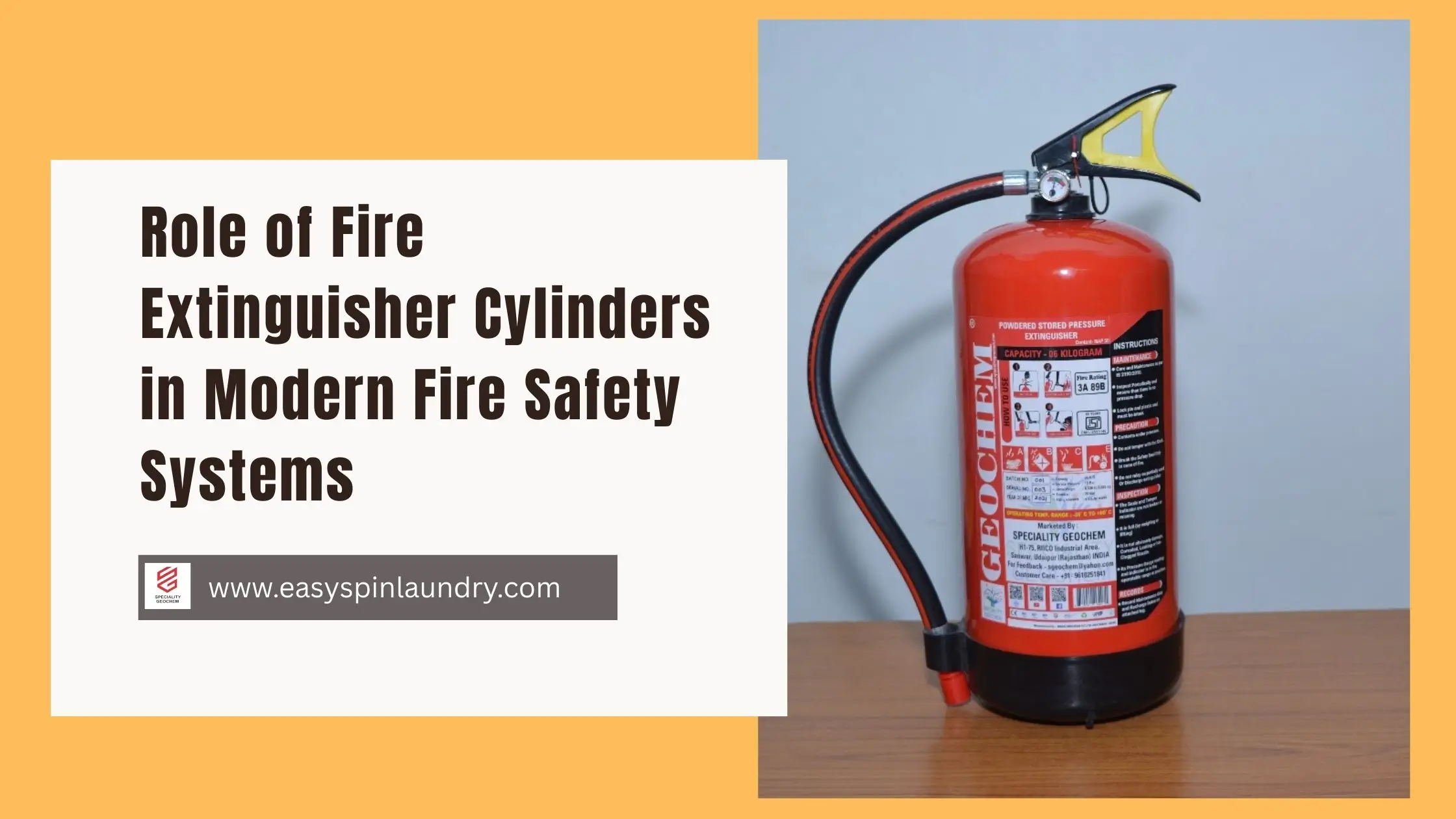 Role of Fire Extinguisher Cylinders in Modern Fire Safety Systems
