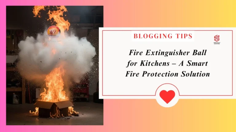 Fire Extinguisher Ball for Kitchens – A Smart Fire Protection Solution