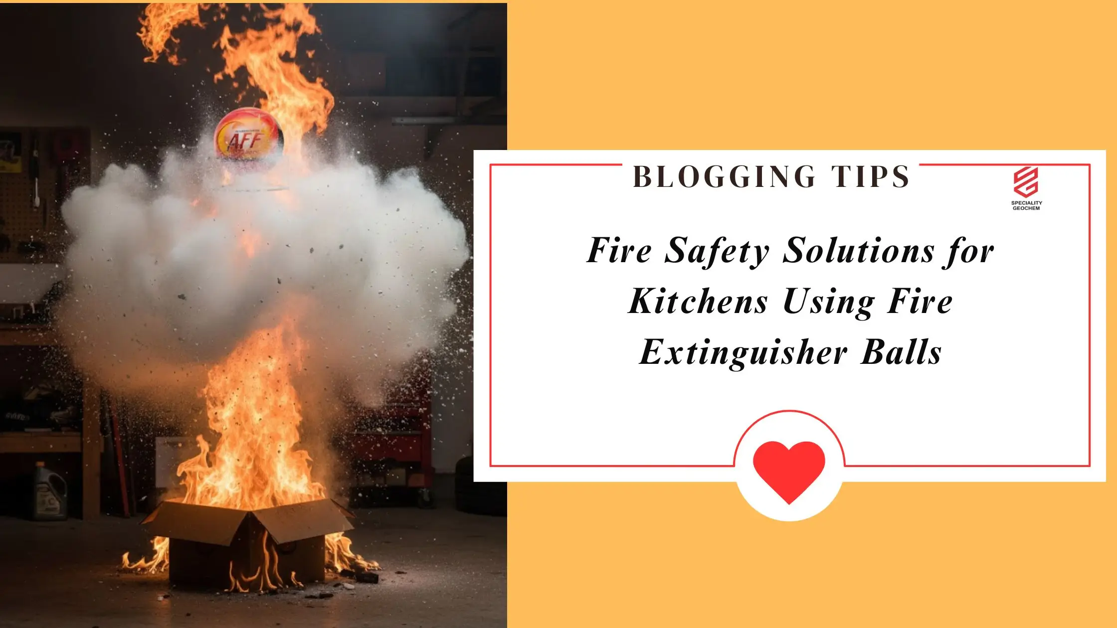 Fire Safety Solutions for Kitchens Using Fire Extinguisher Balls