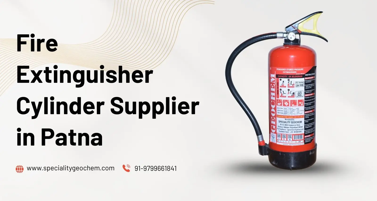 Fire Extinguisher Cylinder Supplier in Patna
