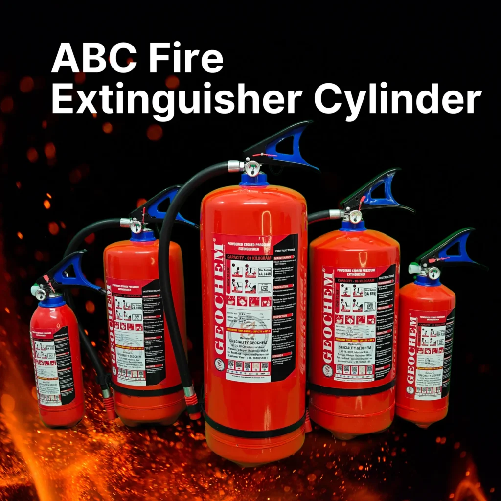Buy Our Certified ABC Fire Extinguisher Cylinder Online, Speciality Geochem