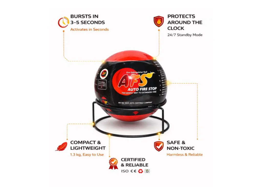 auto fire stop fire ball by speciality geochem