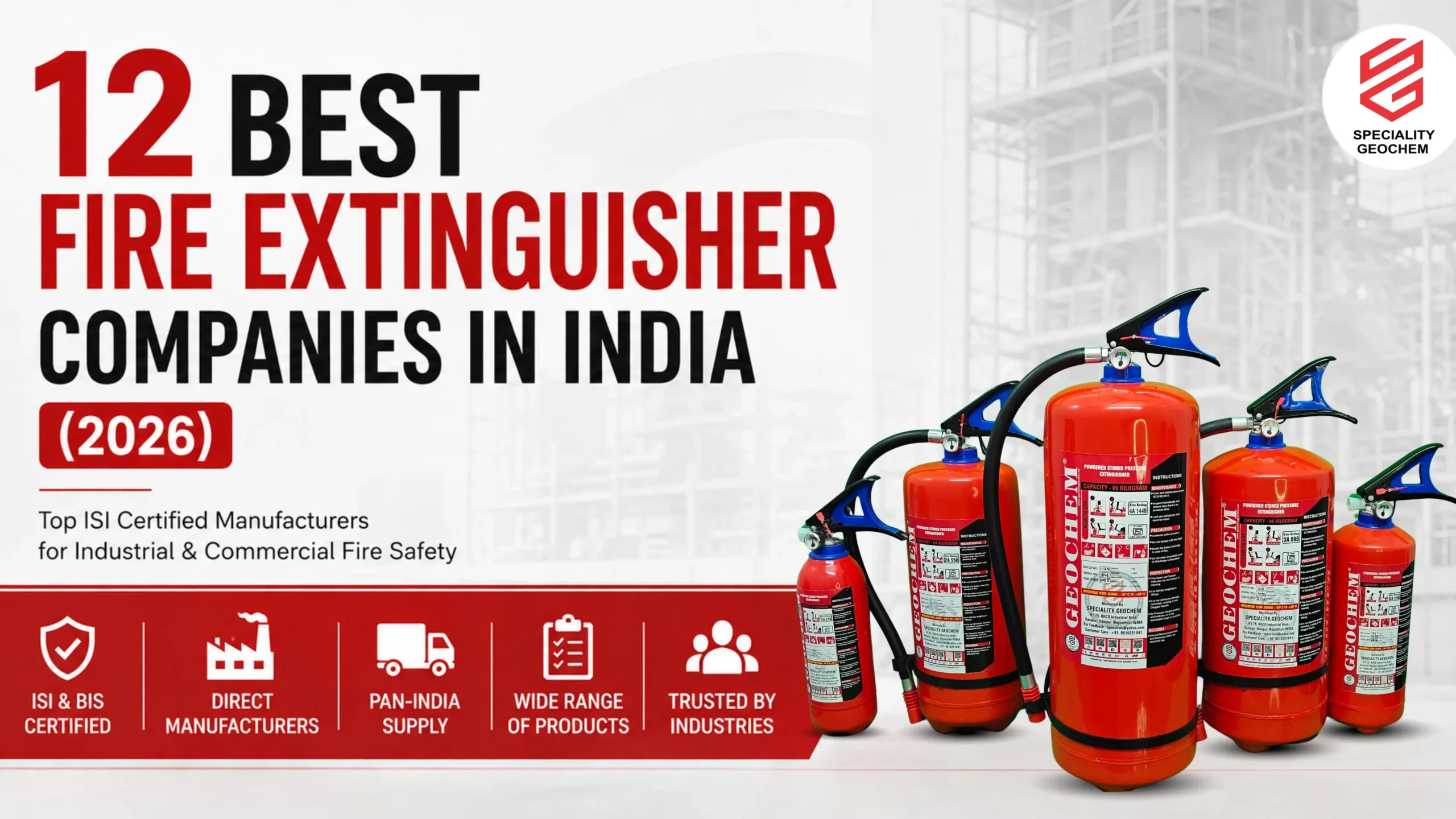 12 Best Fire Extinguisher Companies in India