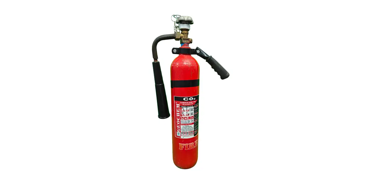 CO2 fire extinguisher for home electrical fires and appliances