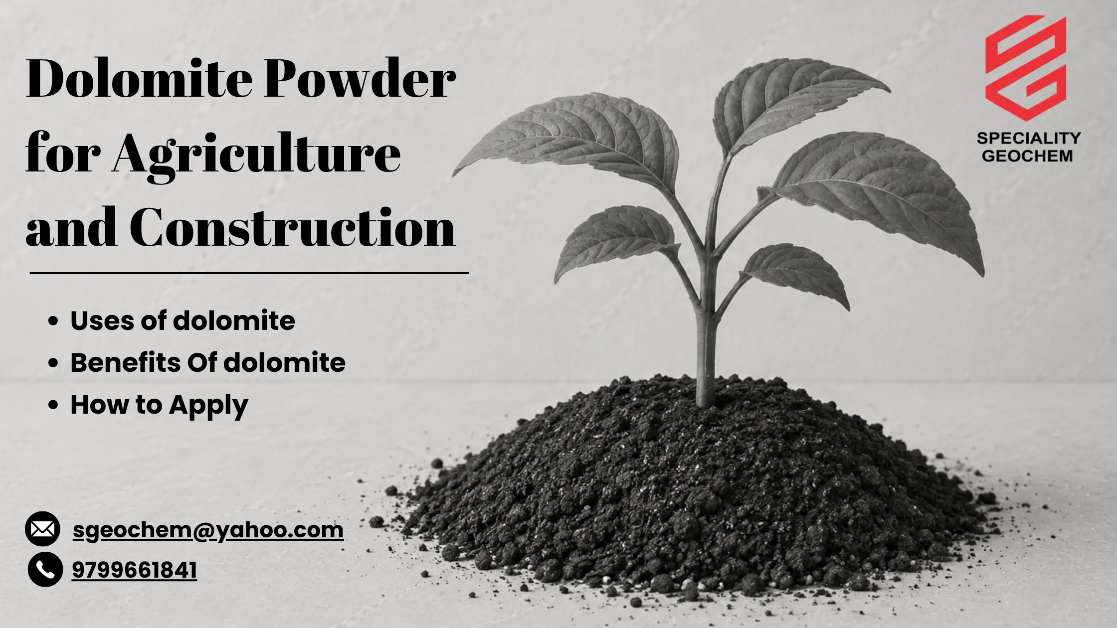 Dolomite Powder for Agriculture and Construction: Uses, Benefits, and How to Apply
